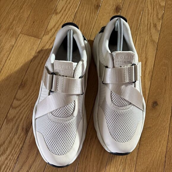 Sorel Kinetic Women's 8.5 Renegade Strap Sneakers Shoes White Walking - Picture 4 of 12